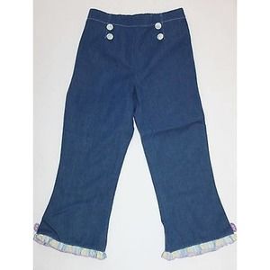 Baby Lulu 4 4T Pants Oleander‎ New Blue Dressy Girls New